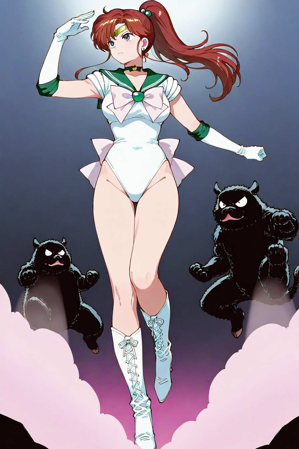 まこちゃんVS黒の熊妖魔