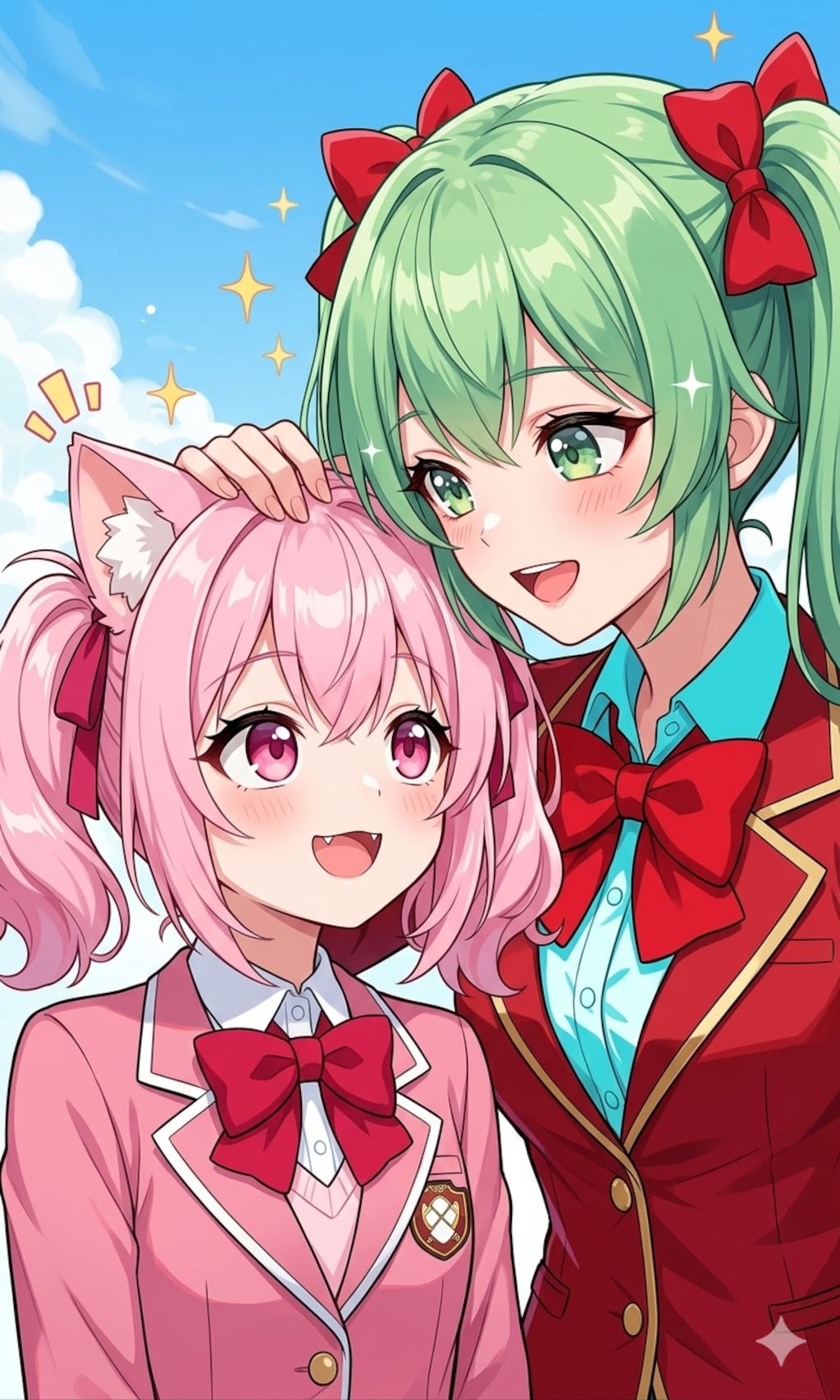 真似をするねこちゃんがカワイイので…