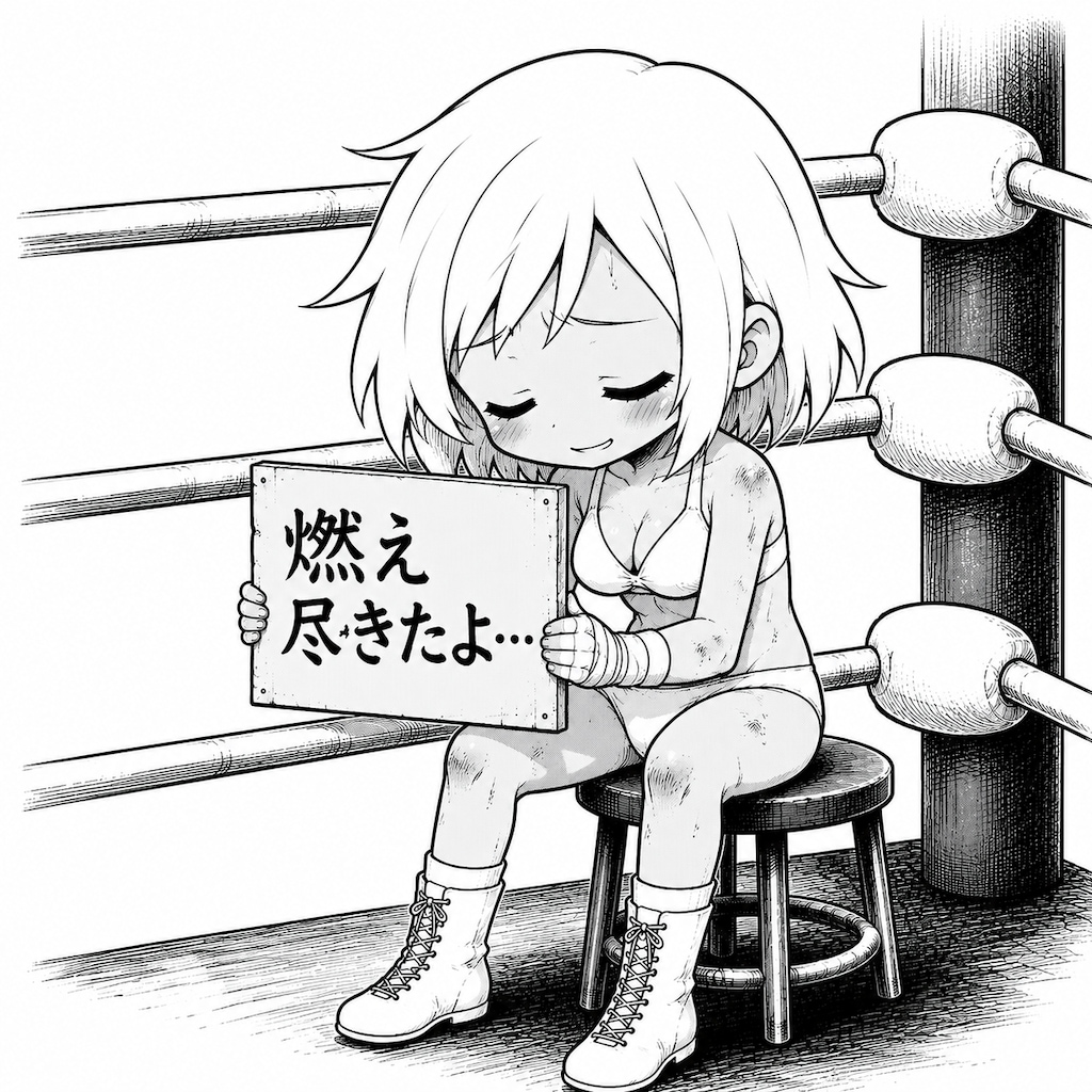 燃え尽きたぜ…真っ白にな…