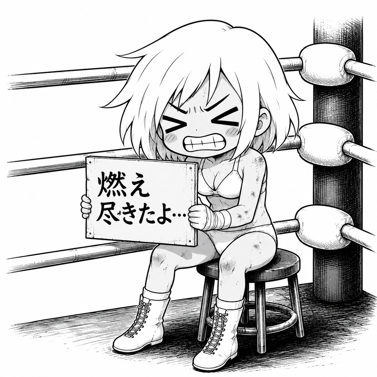 燃え尽きたぜ…真っ白にな…