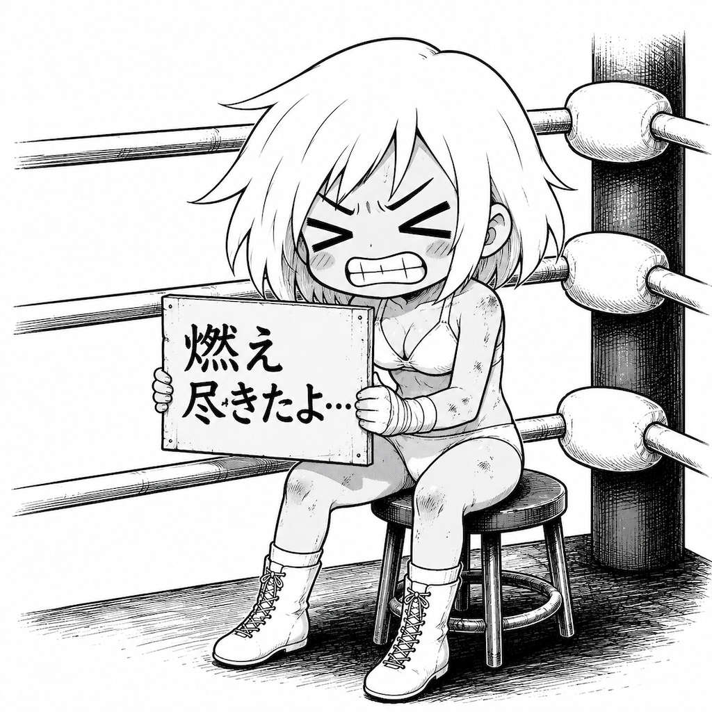 燃え尽きたぜ…真っ白にな…