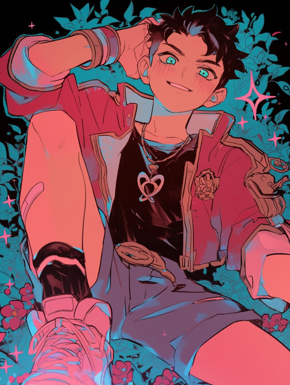 黒髪のやんちゃボーイ | の人気AIイラスト・グラビア