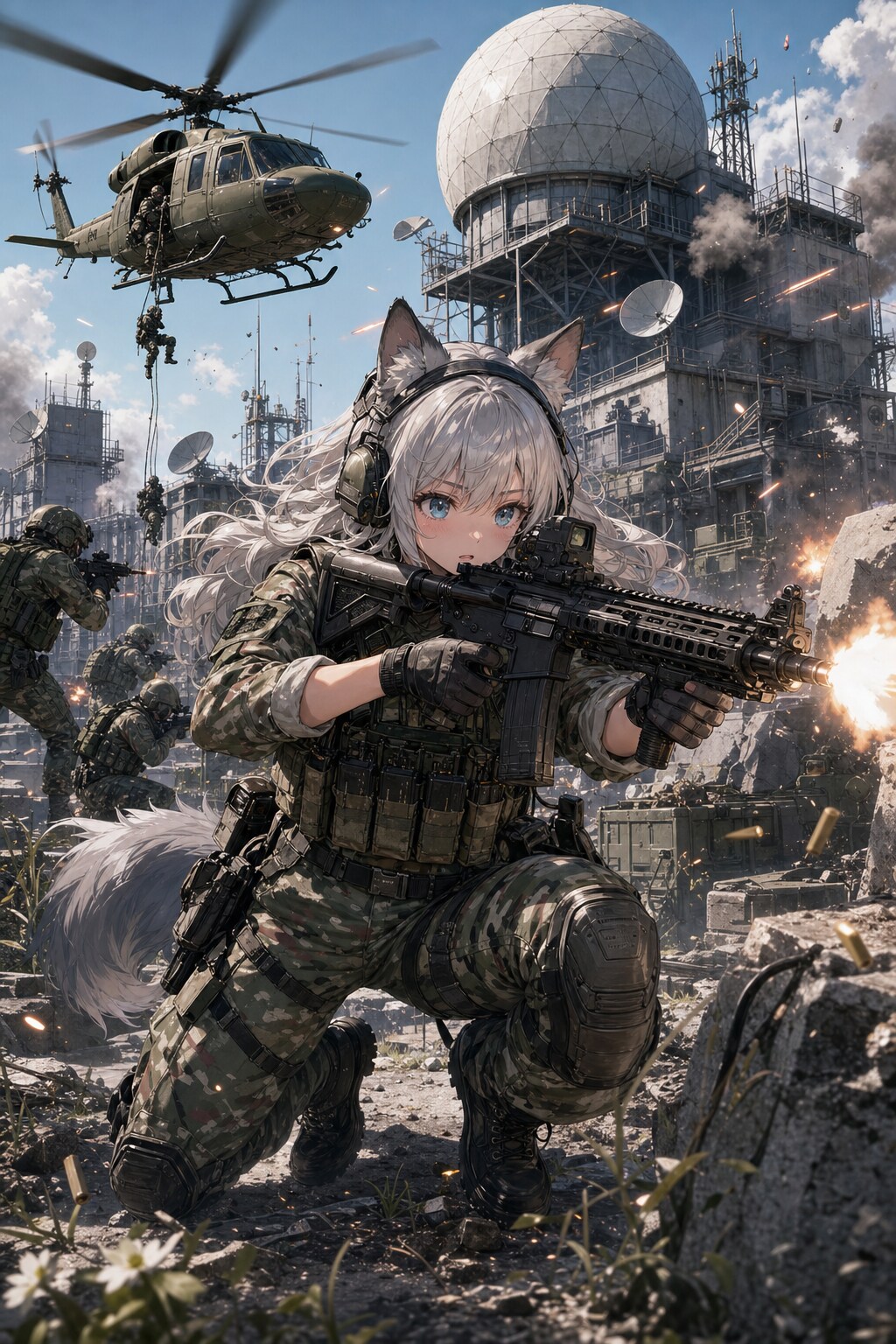 反撃、レーダーサイト強襲作戦🐺💥💥💥