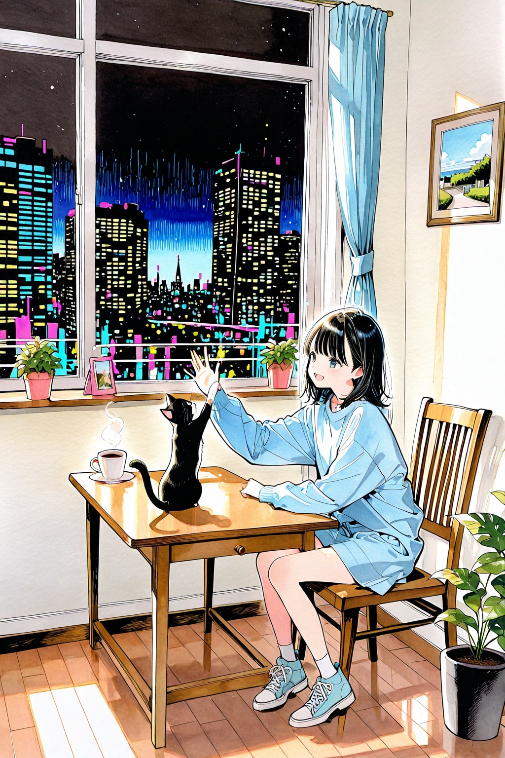 ハイタッチ(PHOENIX)(19) | の人気AIイラスト・グラビア