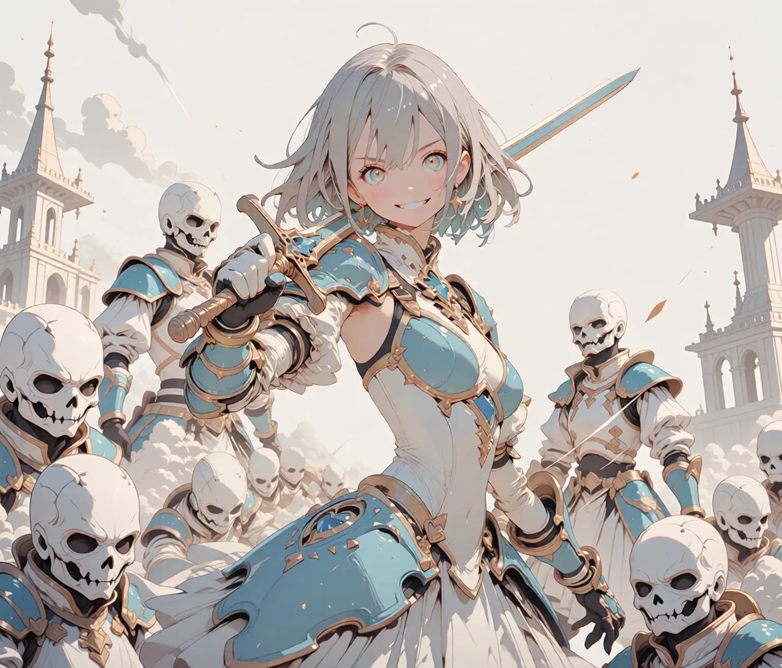 召喚・スカル連隊 | の人気AIイラスト・グラビア