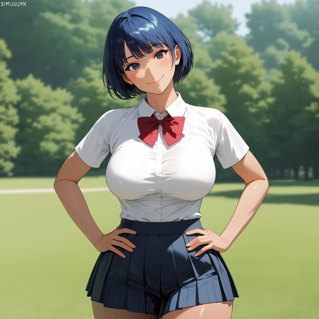 ショート女子高生