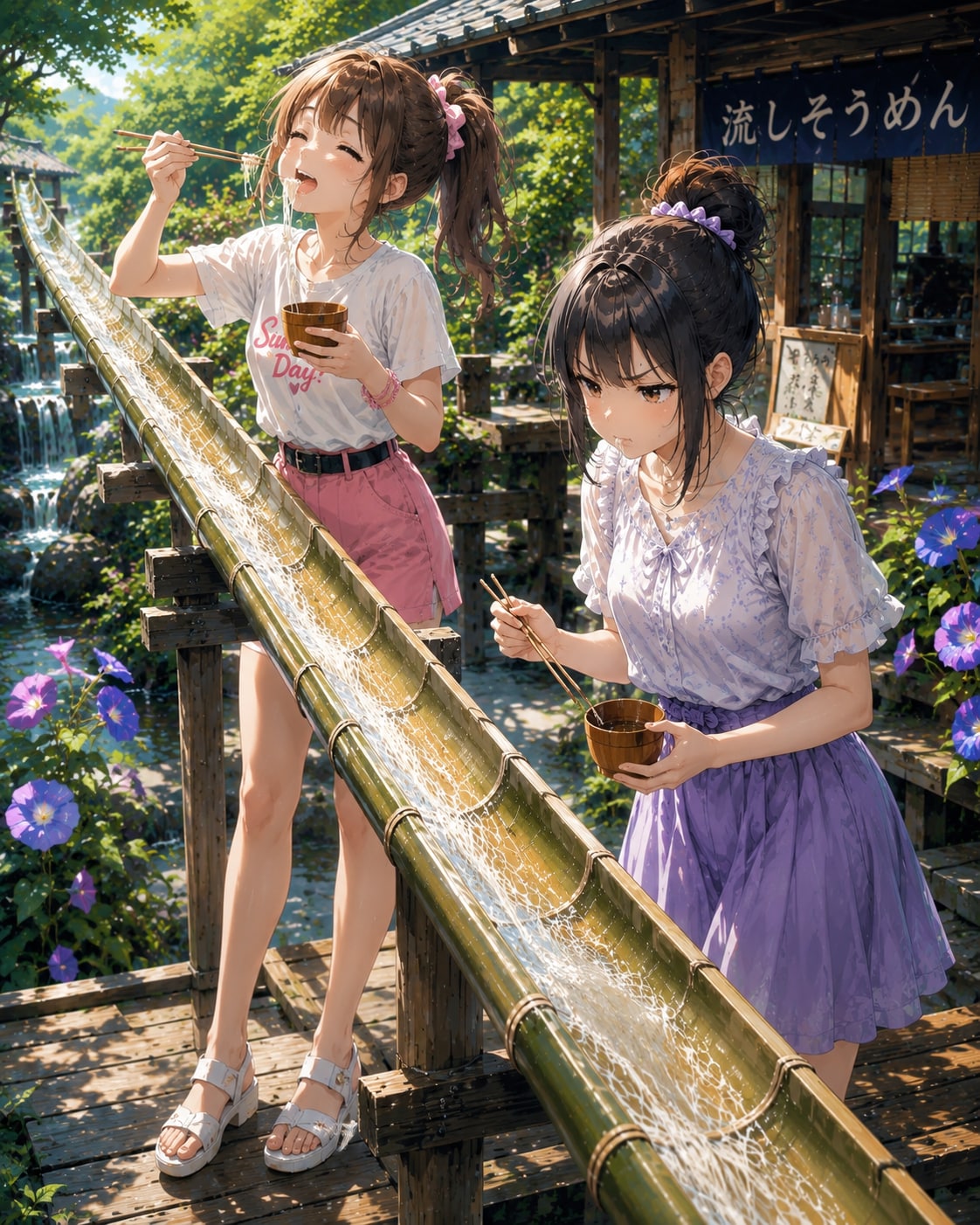 流しそうめん