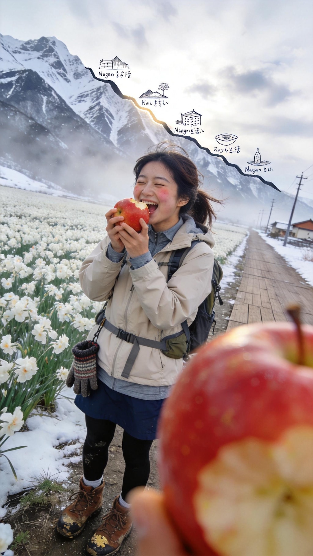Postcard from the Japanese Alps