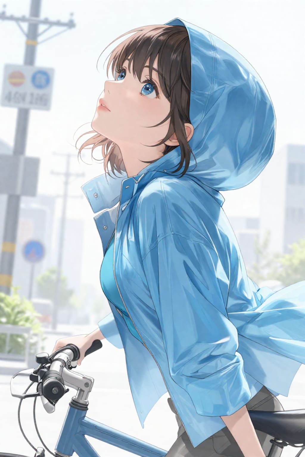 雨やんだね