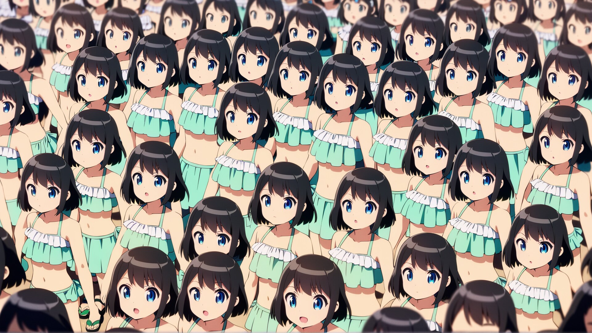 水着リトリの増殖を試みた物