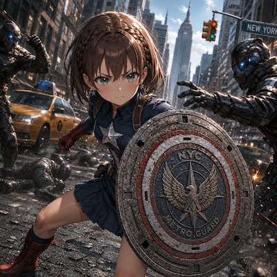 キャプテン・カラアゲ(コスプレ) | の人気AIイラスト・グラビア