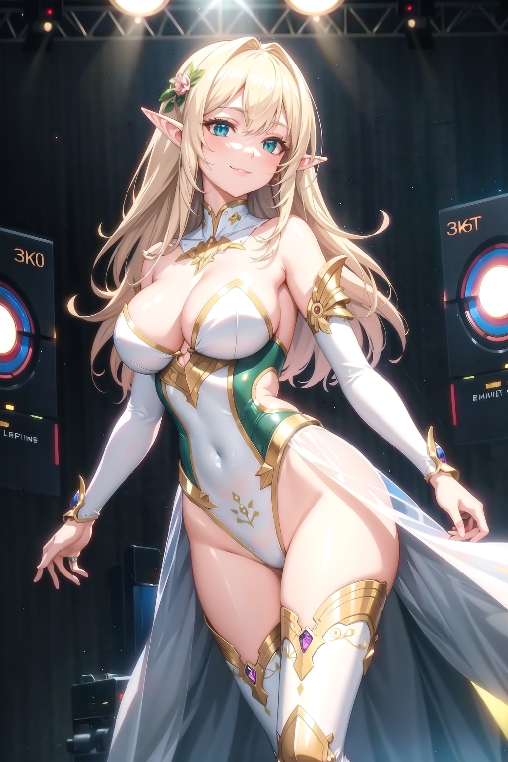 エルフとレオタード