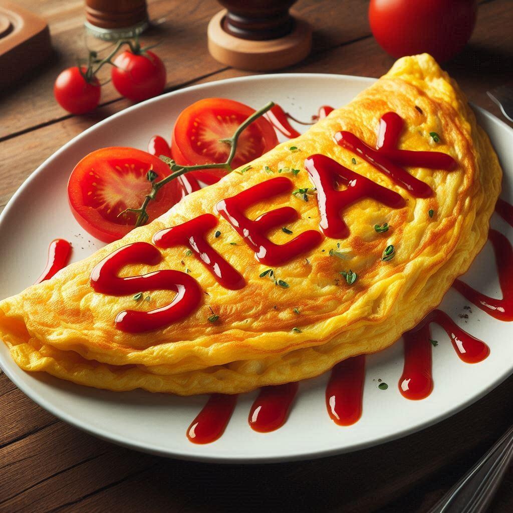 お昼からステーキ！