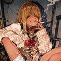 喫煙少女 3枚目