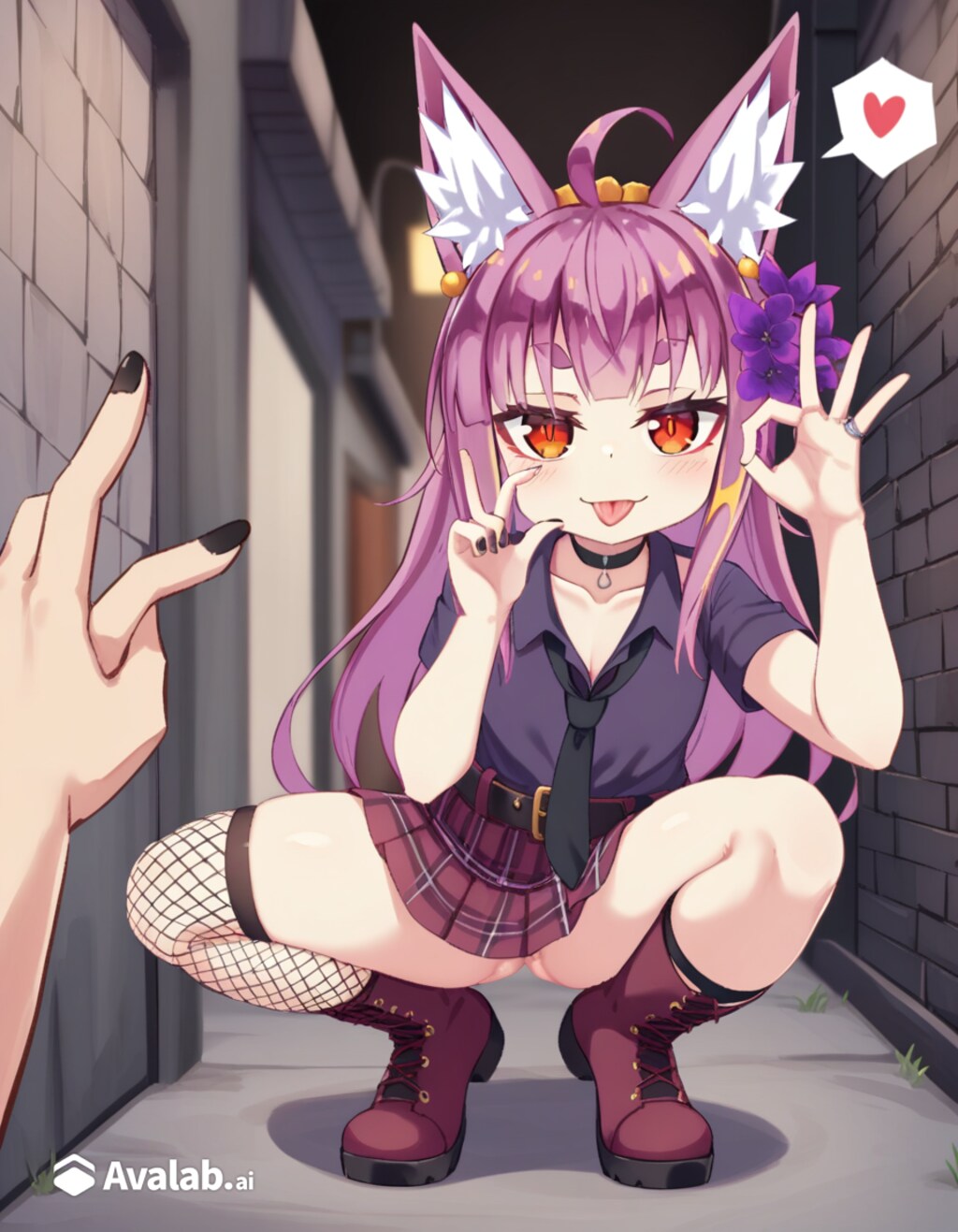 ヤンチャそうなJKくろちゃん分霊
