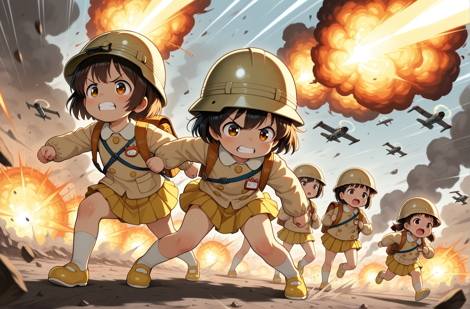 (うちの子縛り)89.「だ」→「弾幕」カラシニコフ月島