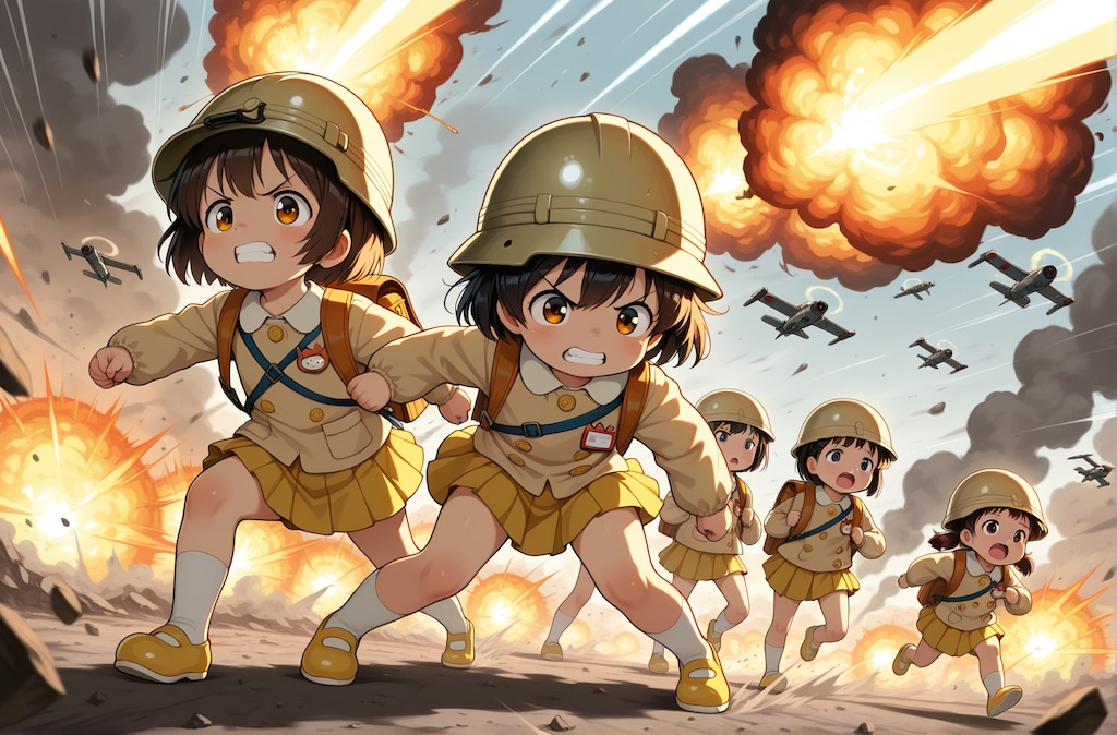 (うちの子縛り)88.「だ」→「弾幕」カラシニコフ月島