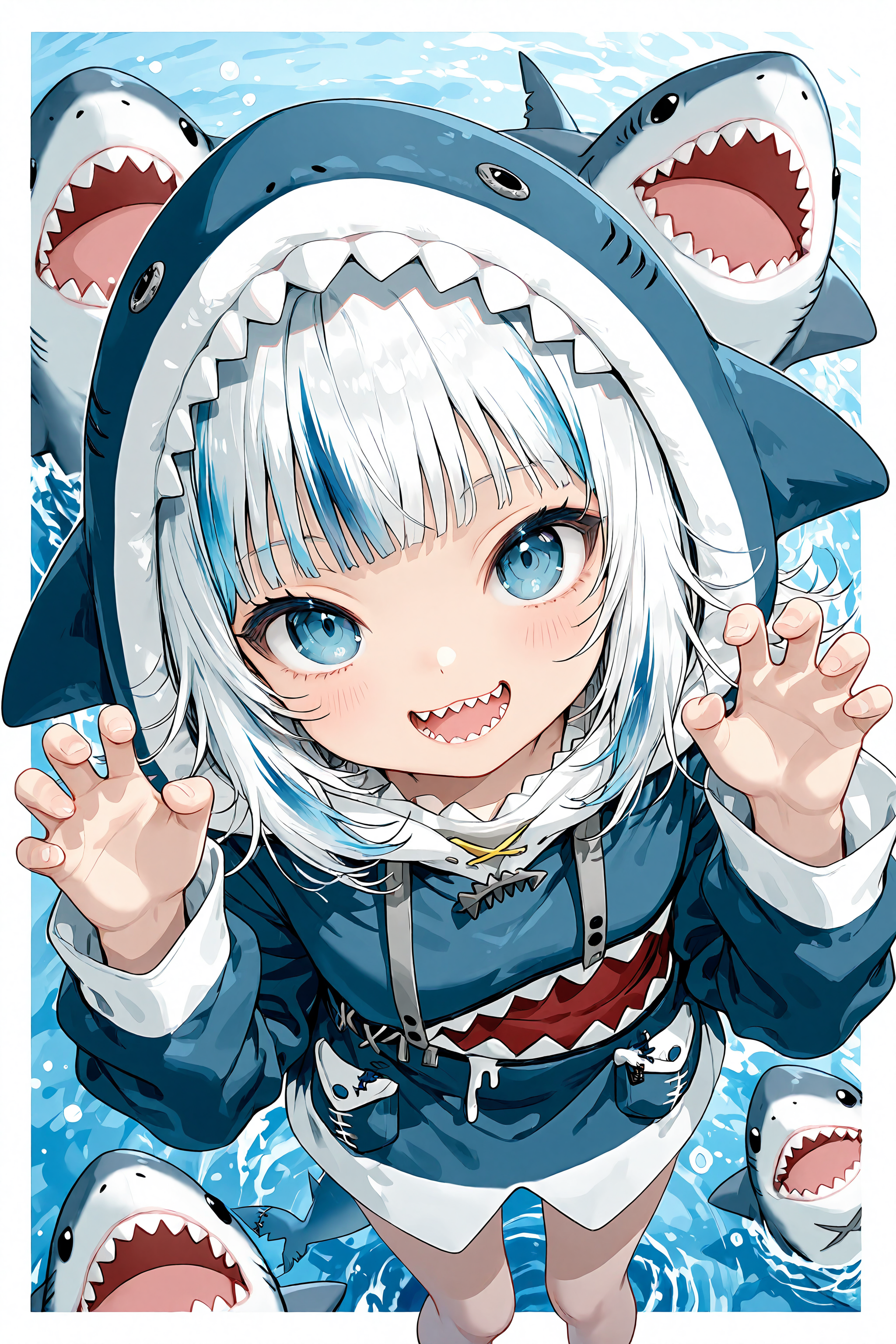 ちびシャーク、接近中🦈 | の人気AIイラスト・グラビア