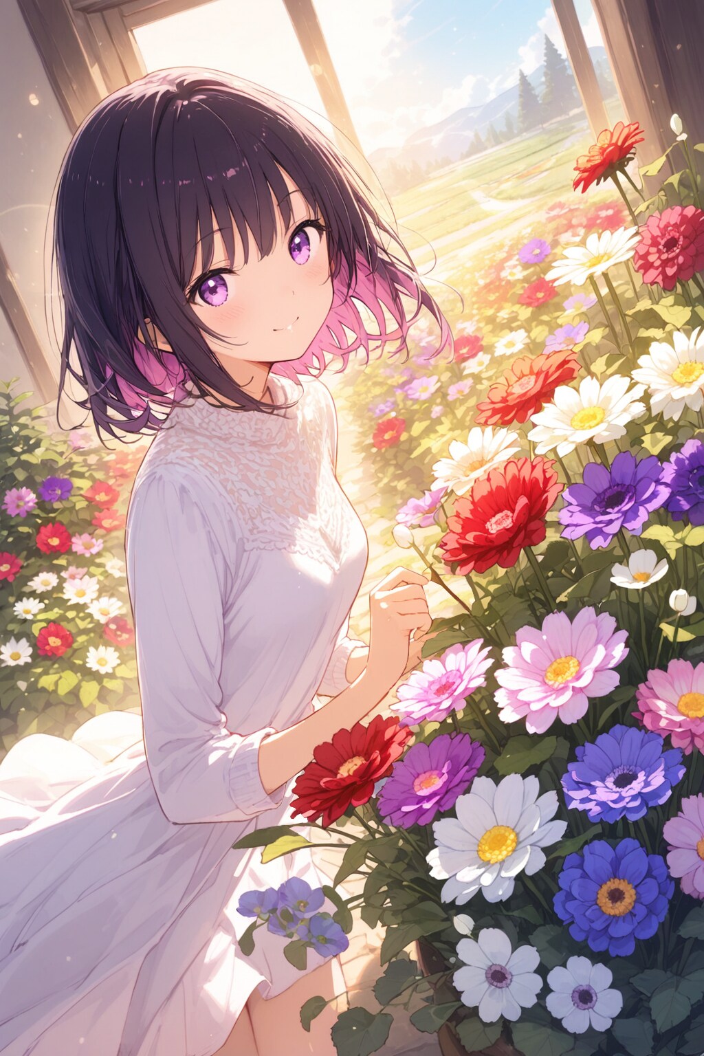 沢山の種類の花を咲かせたくて | の人気AIイラスト・グラビア