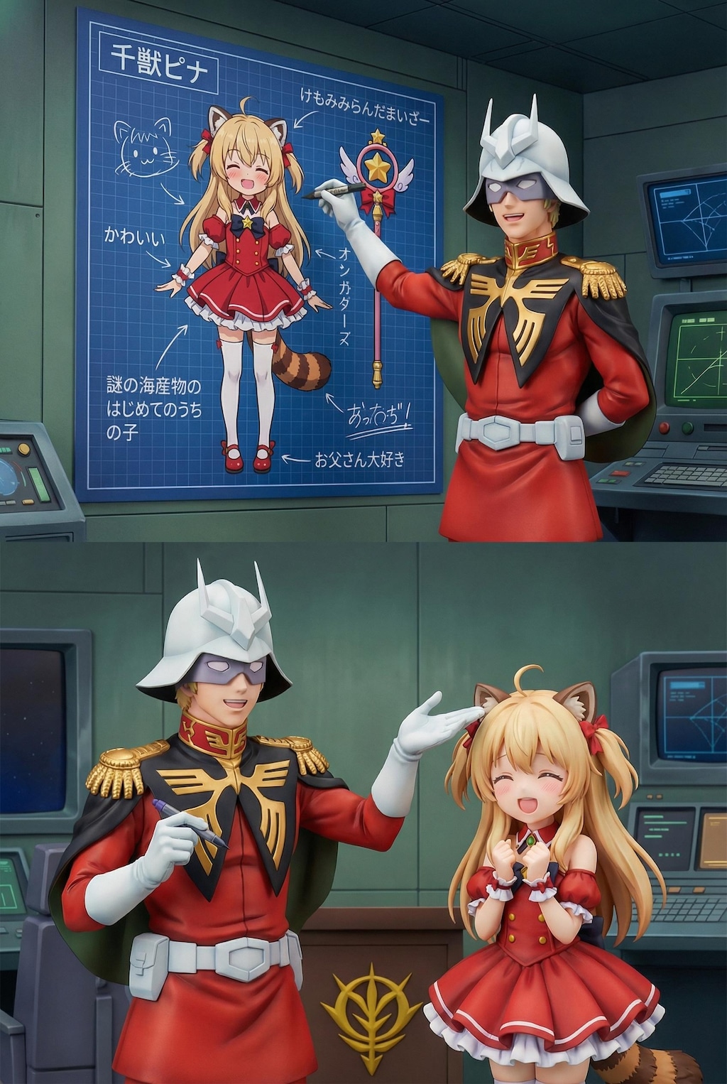 レッサーパンダケモミミのピナちゃんを紹介することもやぶさかではないシャア