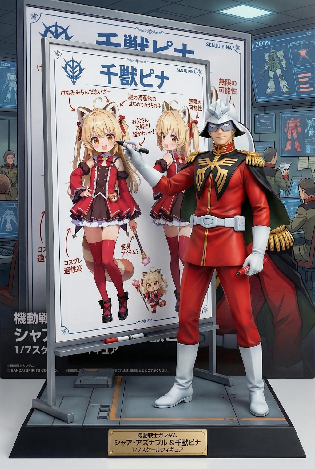 レッサーパンダケモミミのピナちゃんを紹介することもやぶさかではないシャア