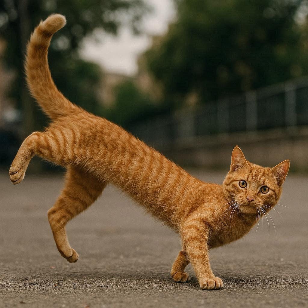 n尺様と噂される猫