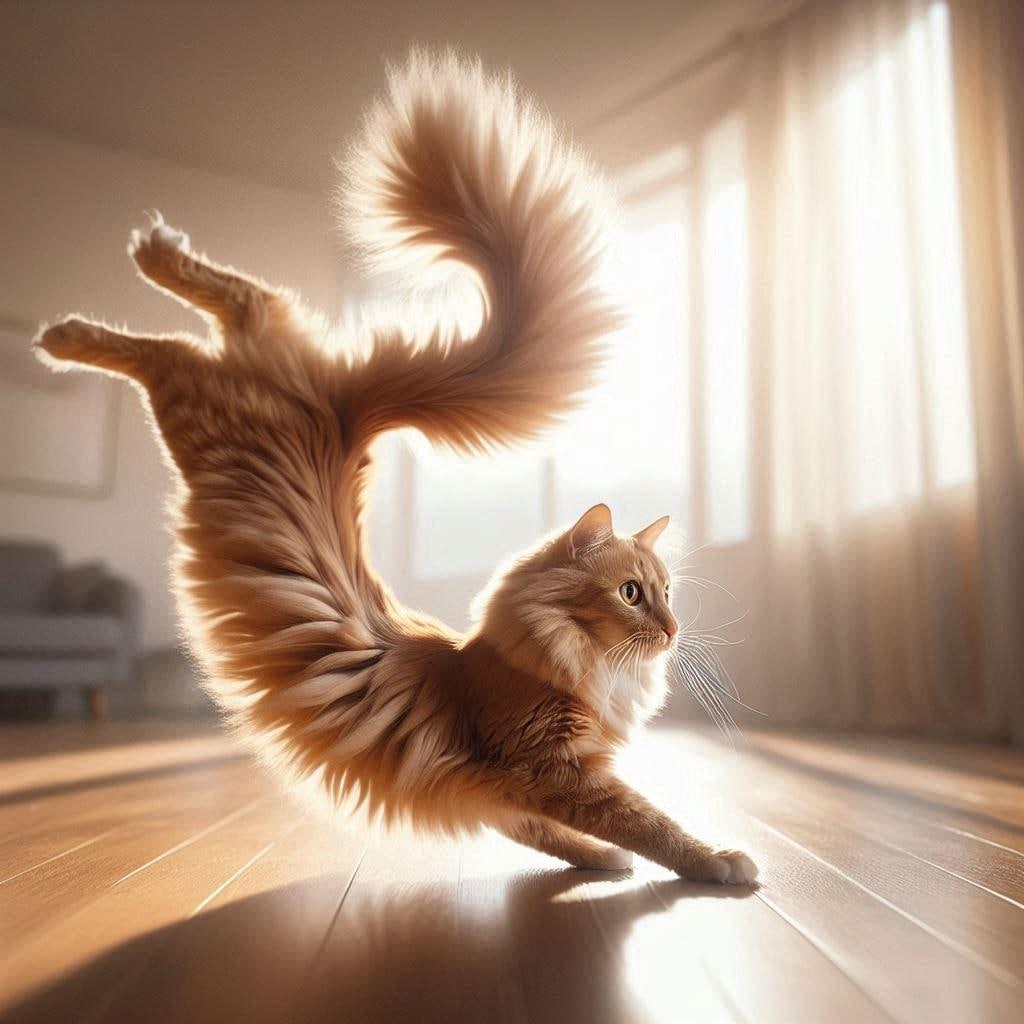 n尺様と噂される猫