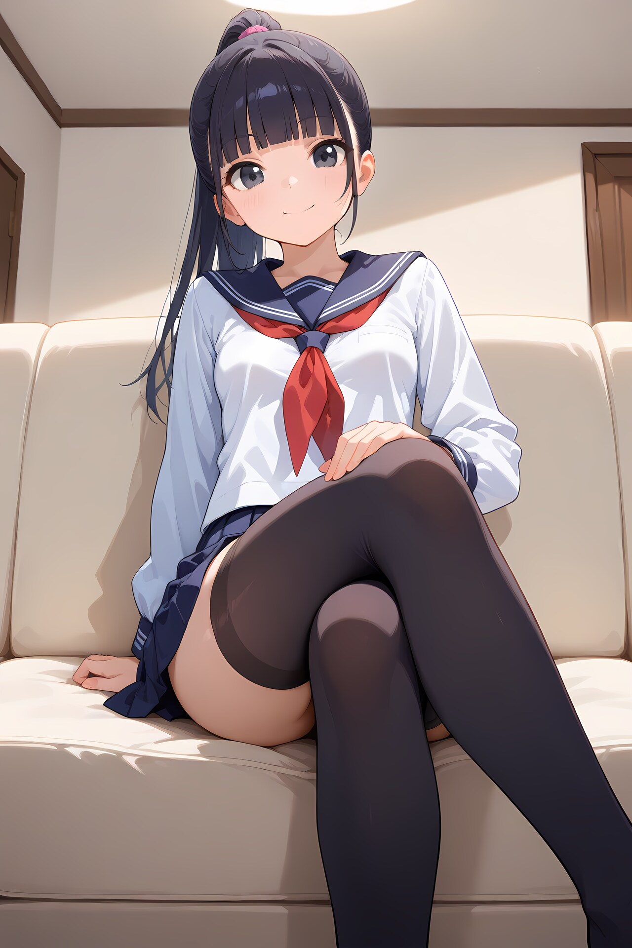 足を組む | の人気AIイラスト・グラビア