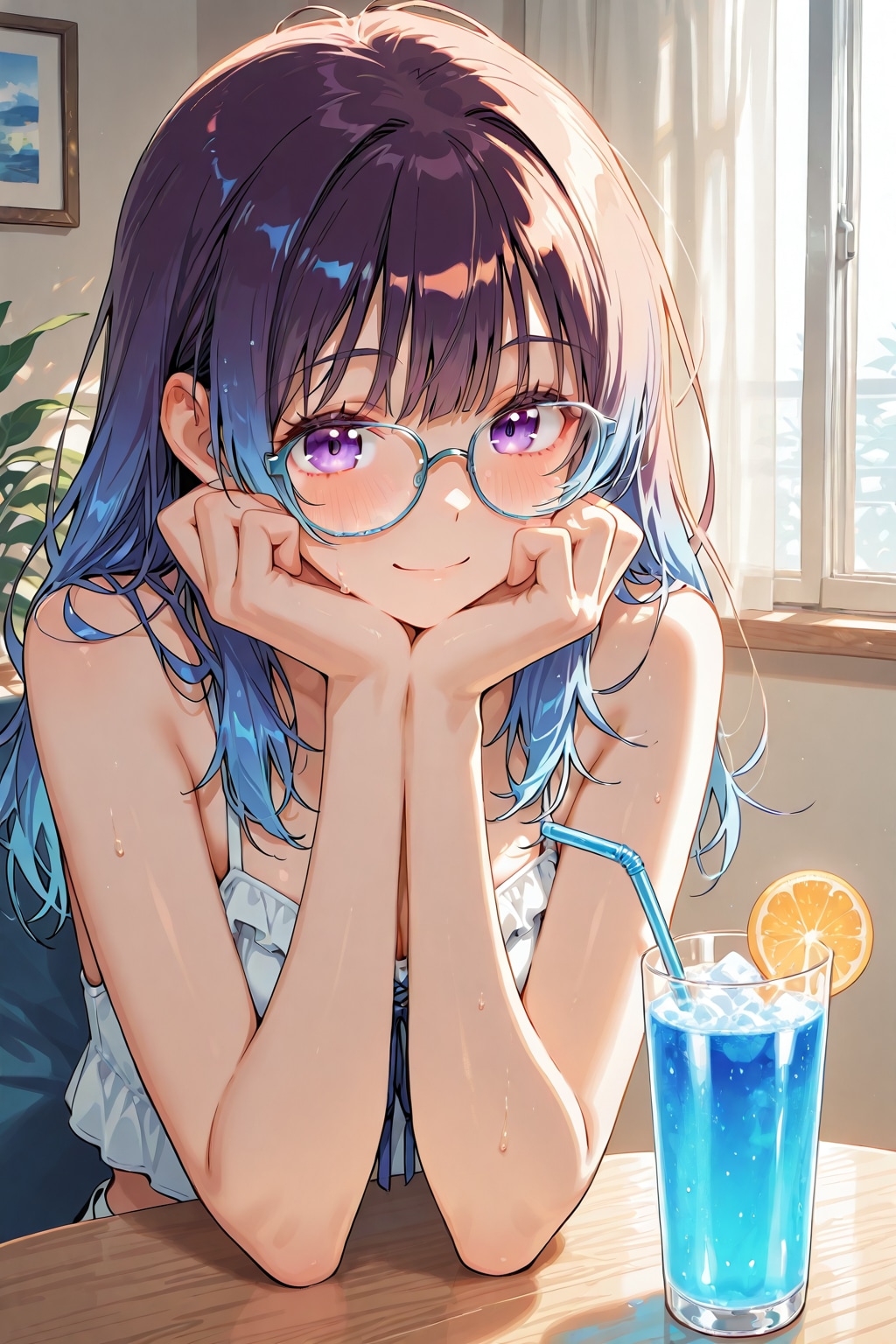 メガネ美少女 | の人気AIイラスト・グラビア