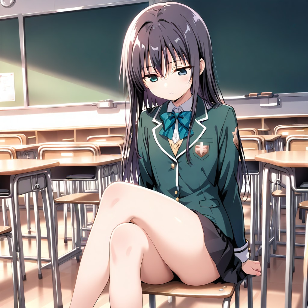 黒板長っ | の人気AIイラスト・グラビア