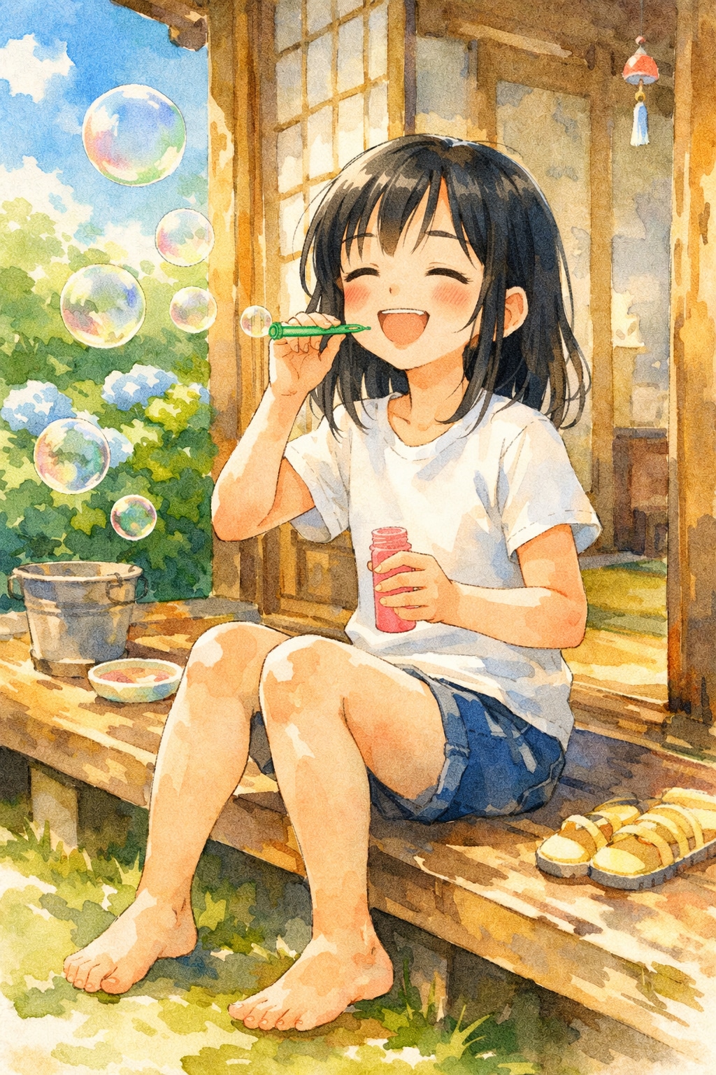 シャボン玉とんだ♪