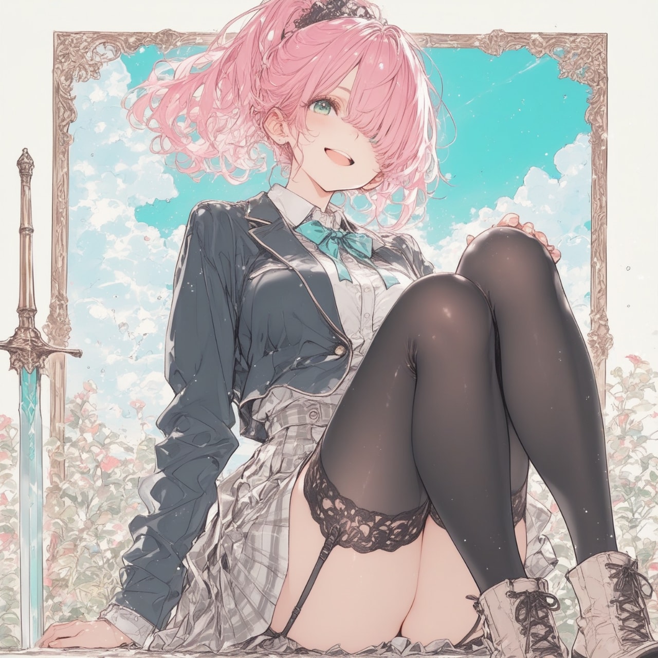 少女の一休み