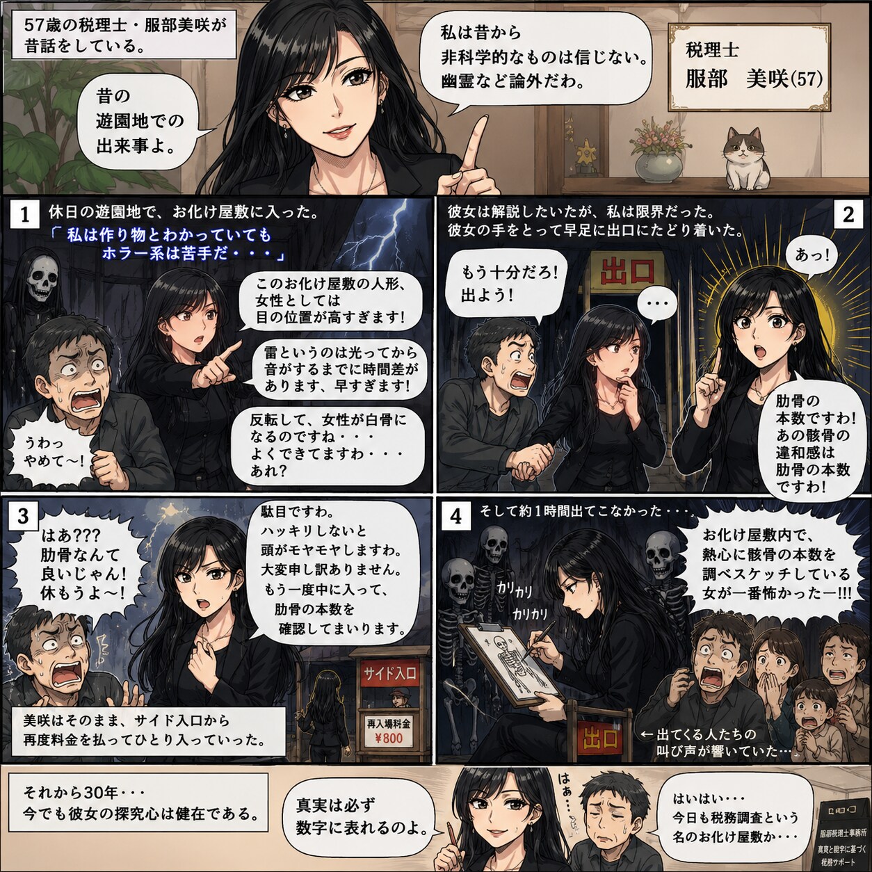 服部家の家庭事情⑤　お化け屋敷