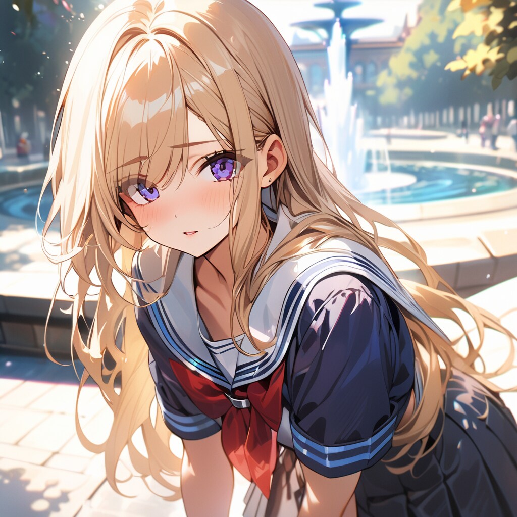 結菜(ゆな)と制服デート | の人気AIイラスト・グラビア