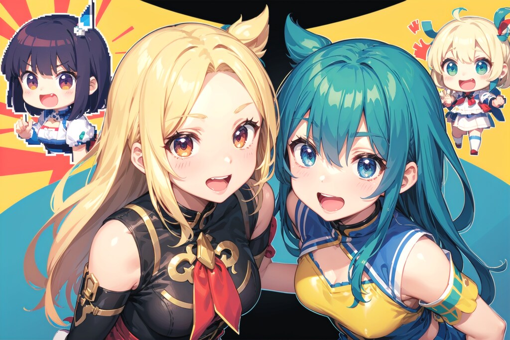 カクカクするよ！