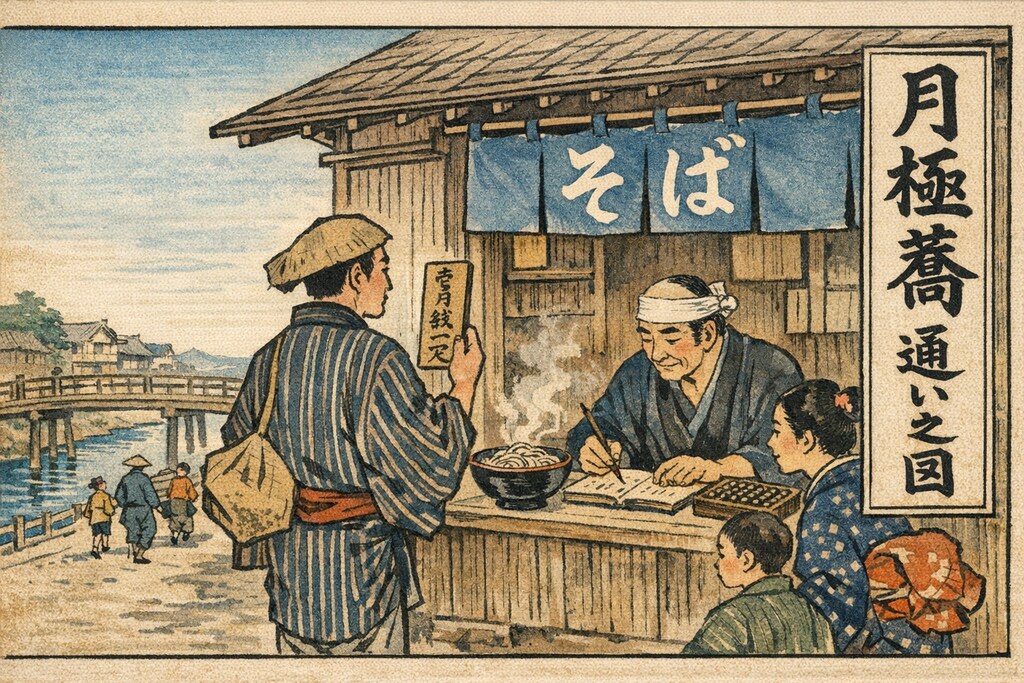 江戸時代の蕎麦サブスク