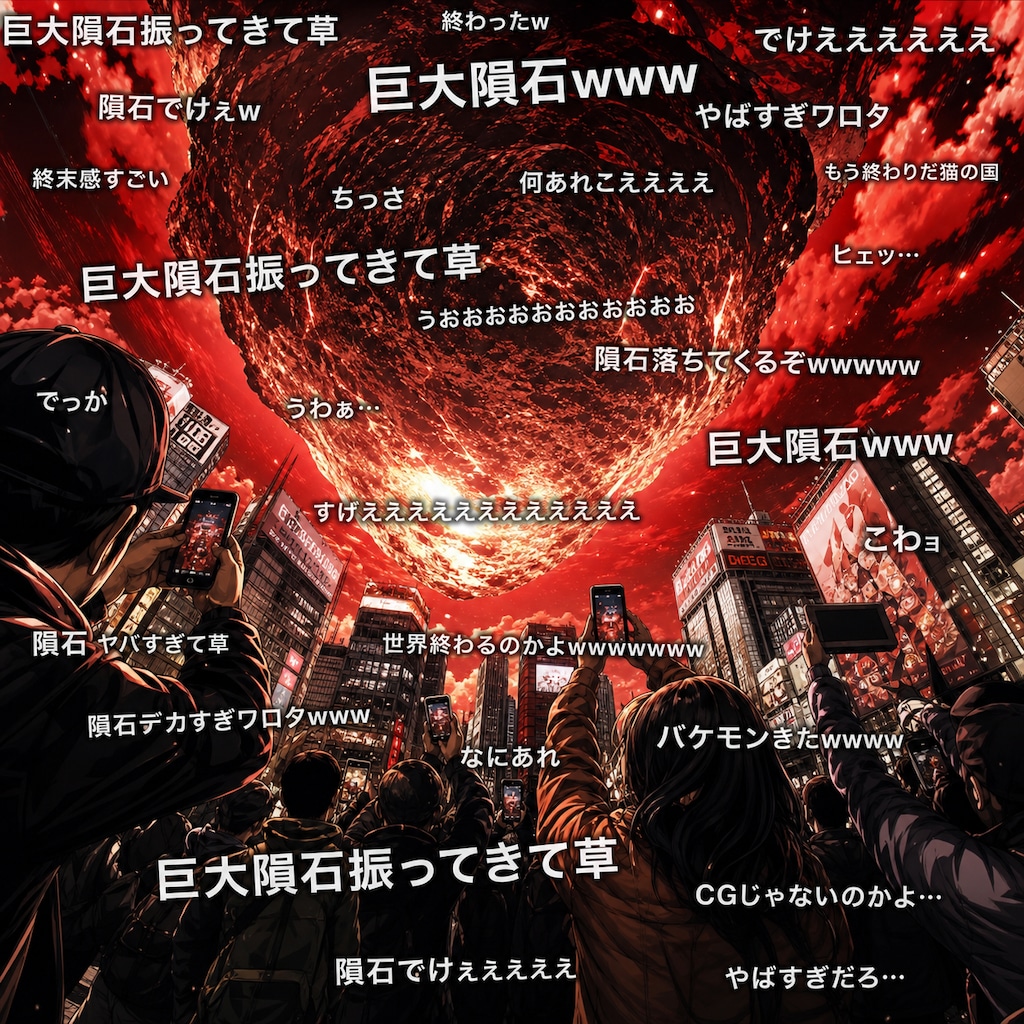 ある日突然巨大隕石