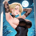 脇＋横乳＋ノースリーブドレスエリザベスさん 3枚目