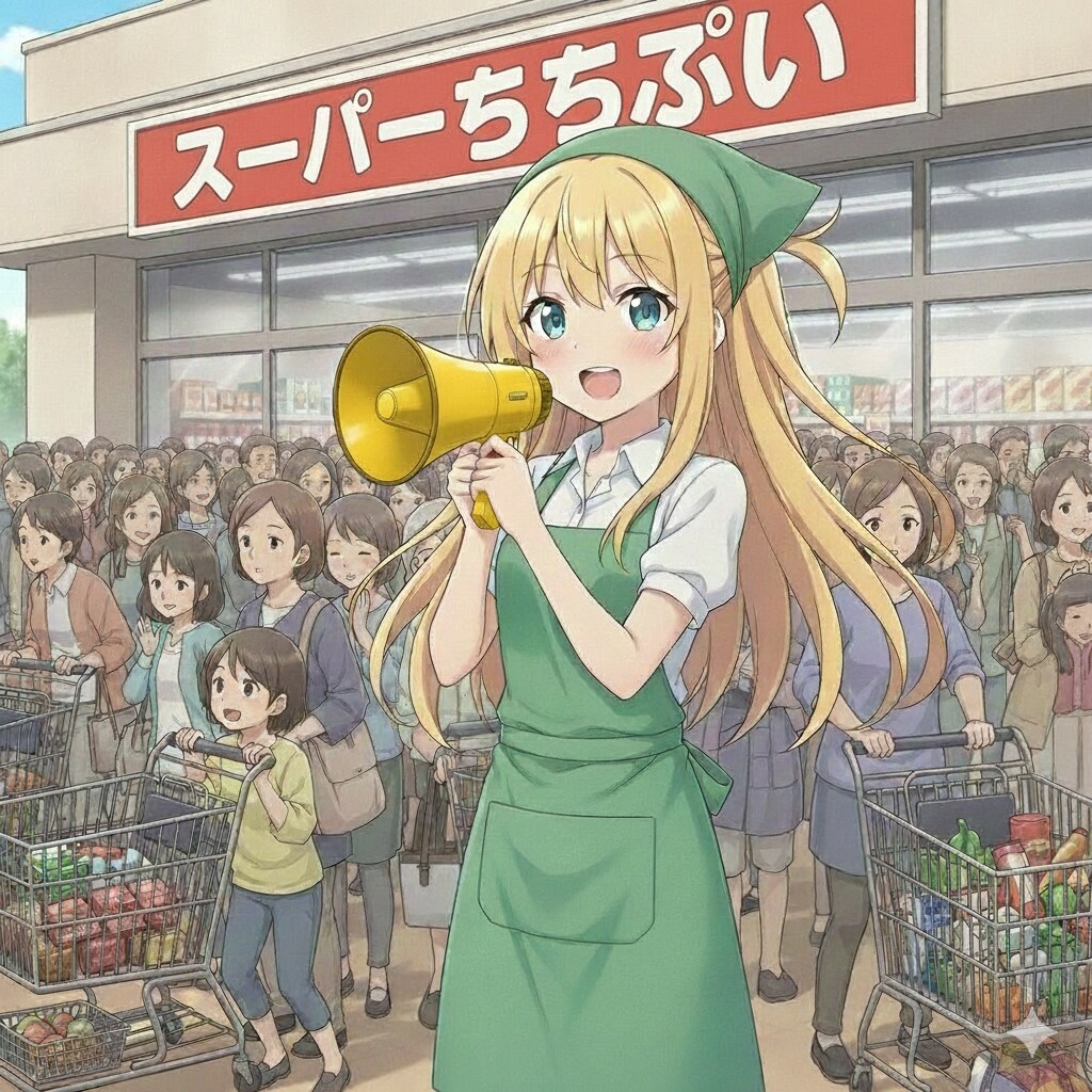 今日もスーパーちちぷいは大盛況🎉