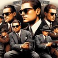 マフィアと聞くと、やはりあの映画が一番最初に頭に浮かびますね？（サングラス度増加が追加要素♪） 3枚目