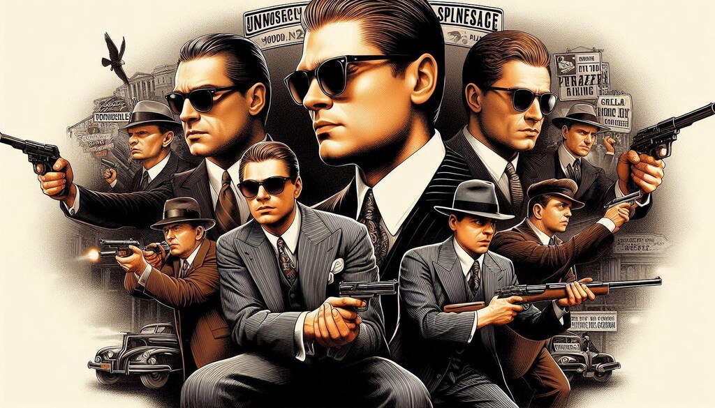 マフィアと聞くと、やはりあの映画が一番最初に頭に浮かびますね？（サングラス度増加が追加要素♪）