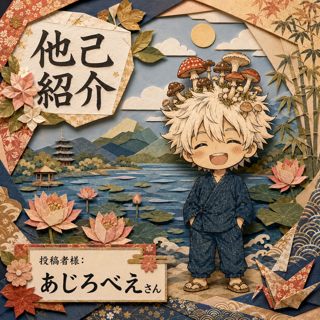 他己紹介：あじろべえさん。