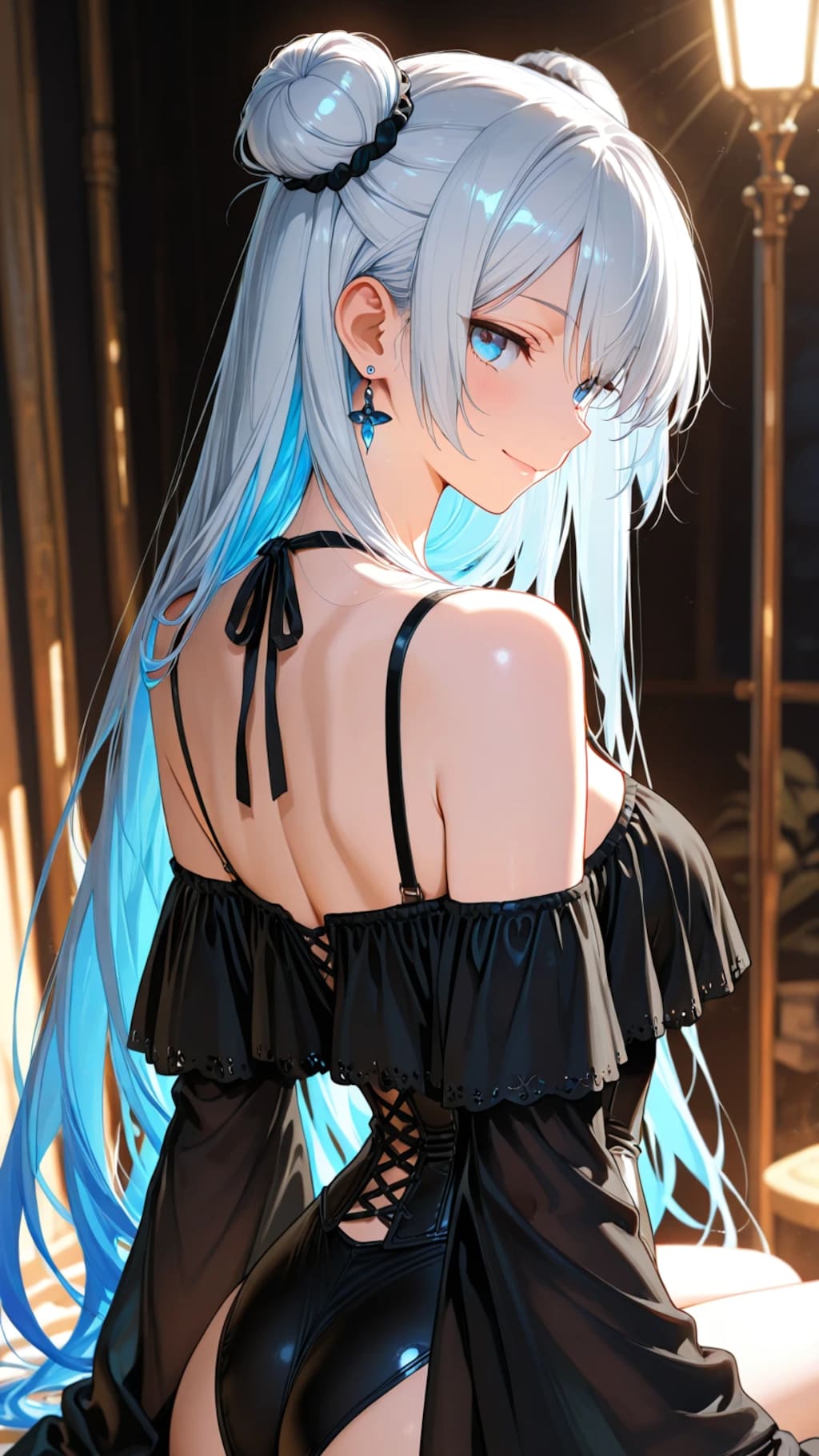 オフショルダー水着というものをアメリアと奏に着てもらいました