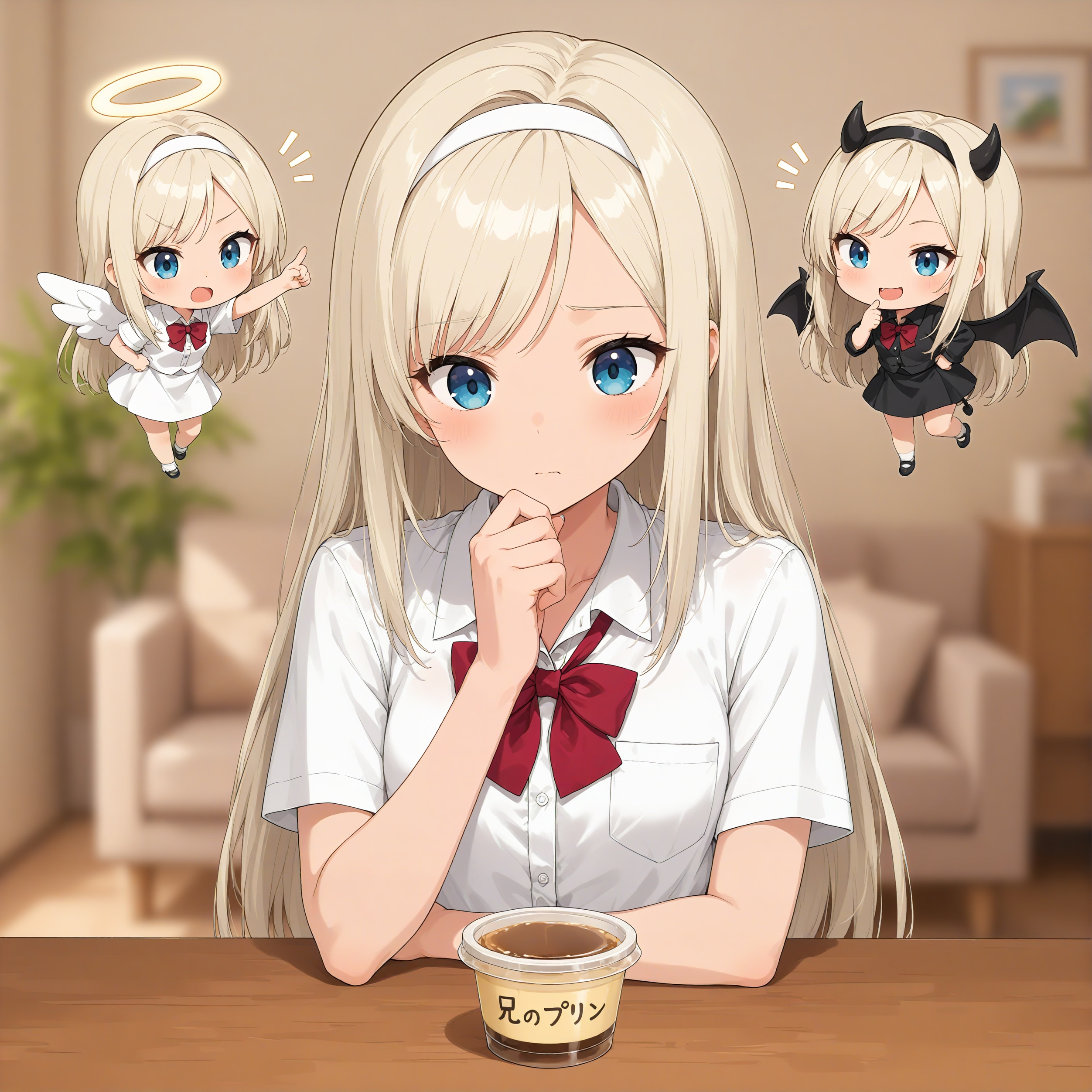 「駆り立てるのは良心と欲望、横たわるのは兄とプリン」