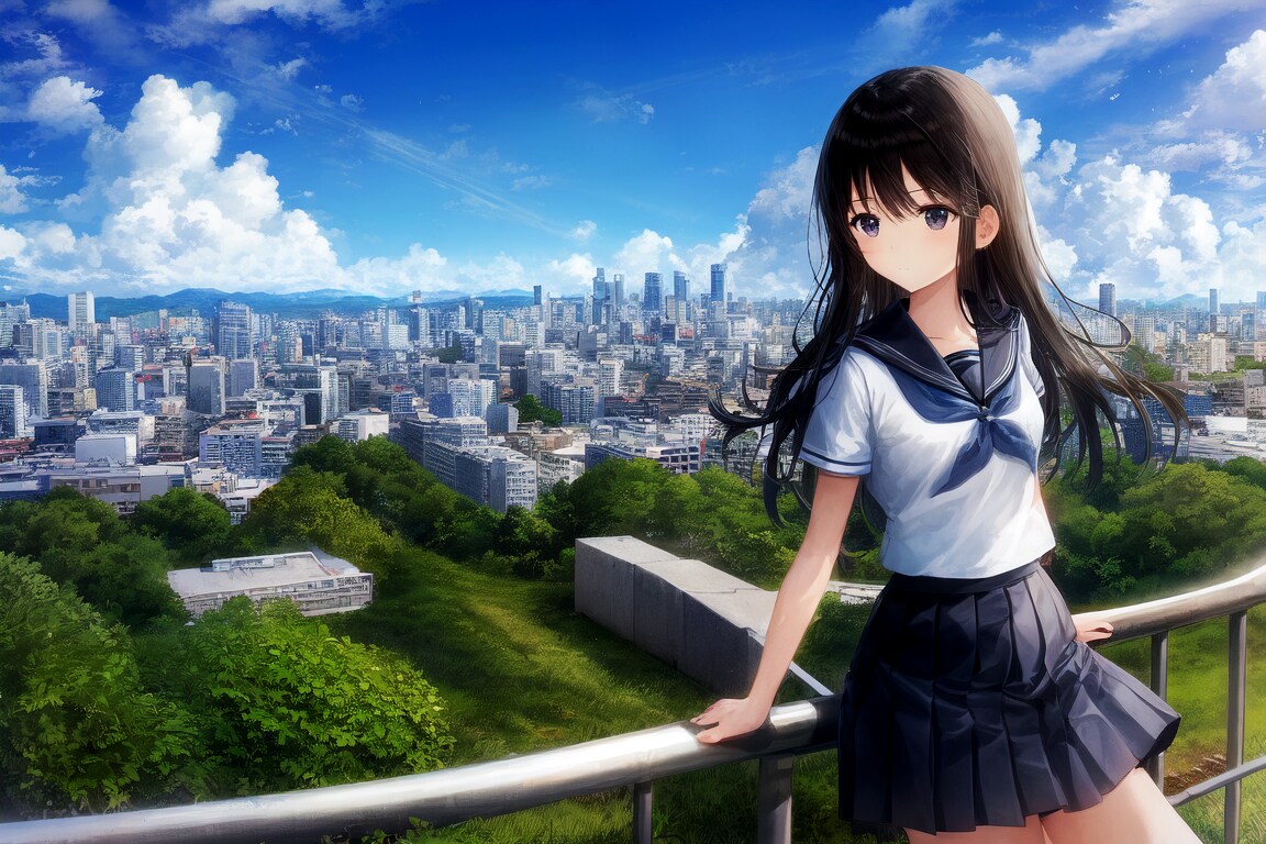 この街の夏の景色
