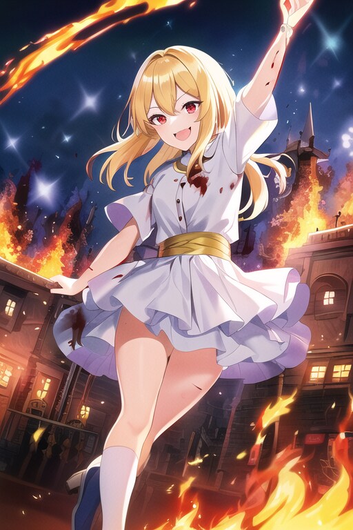 狂喜演舞する少女