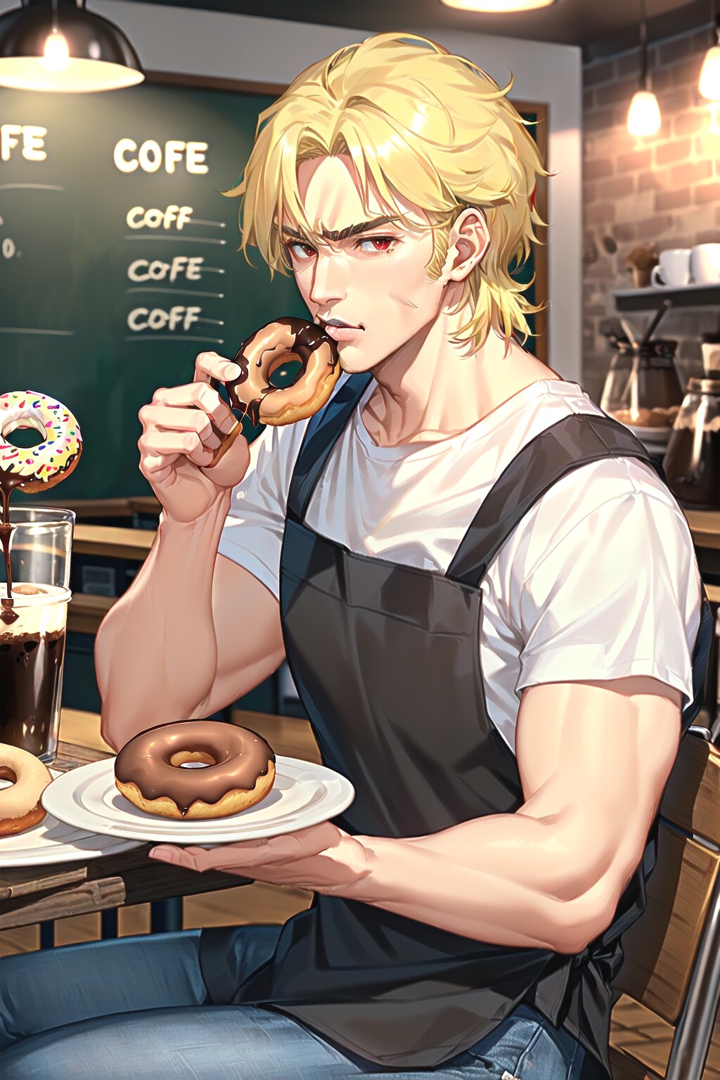 お、いらっしゃい。休憩中だ。