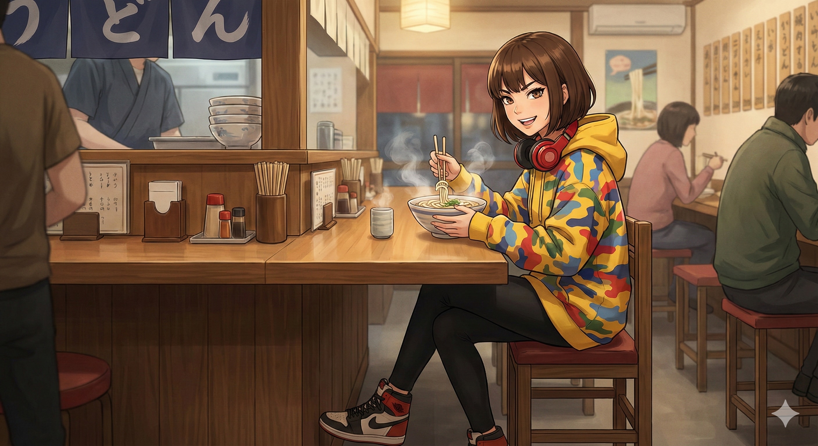 Geminiモーニングうどん | の人気AIイラスト・グラビア