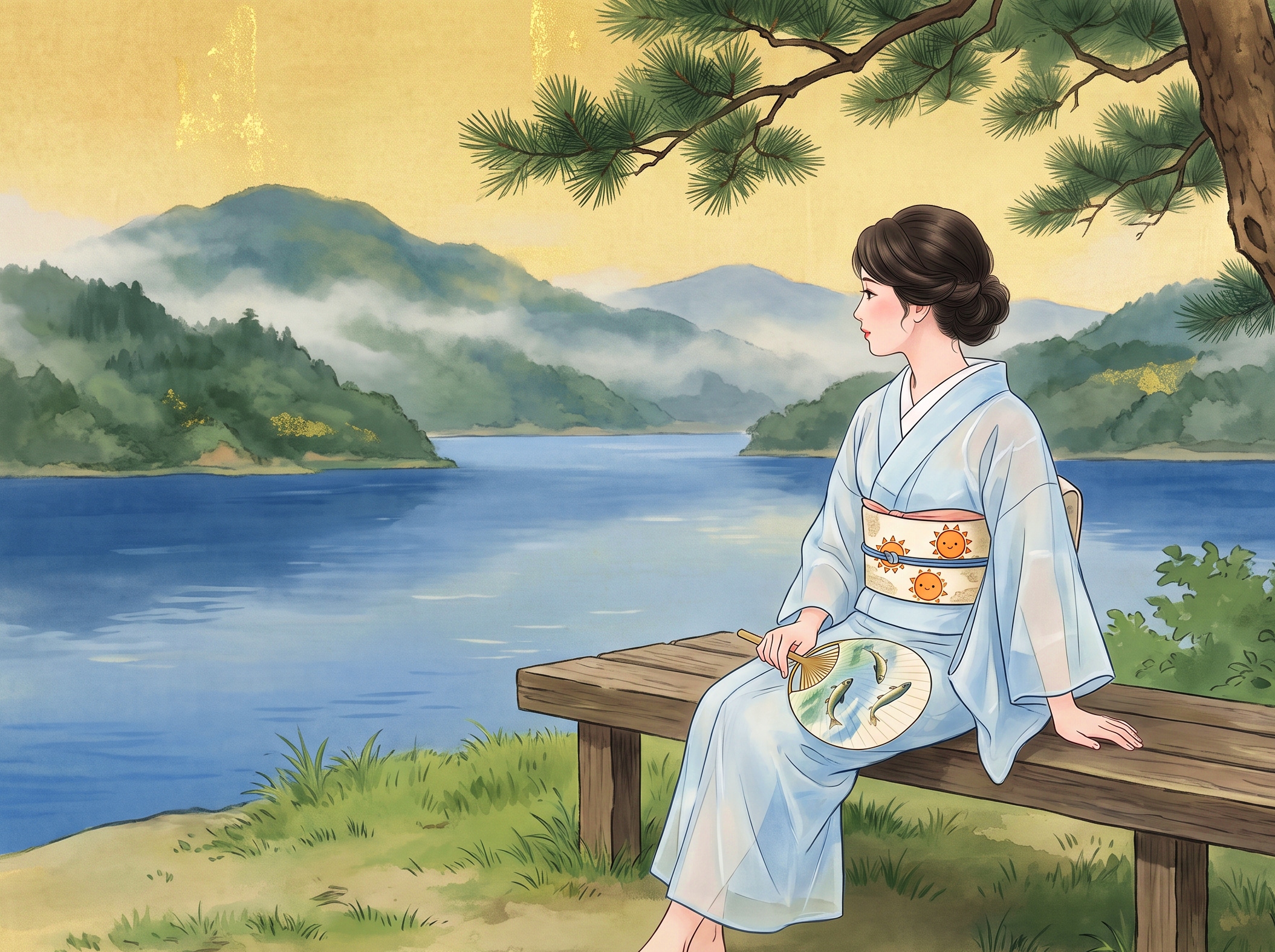 湖畔