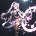 魔法を詠唱するエルファシアさん16歳 3枚目